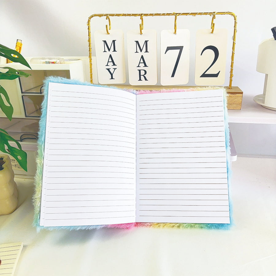 A5 गोंडस अल्पाका डायरी प्लश नोटबुक