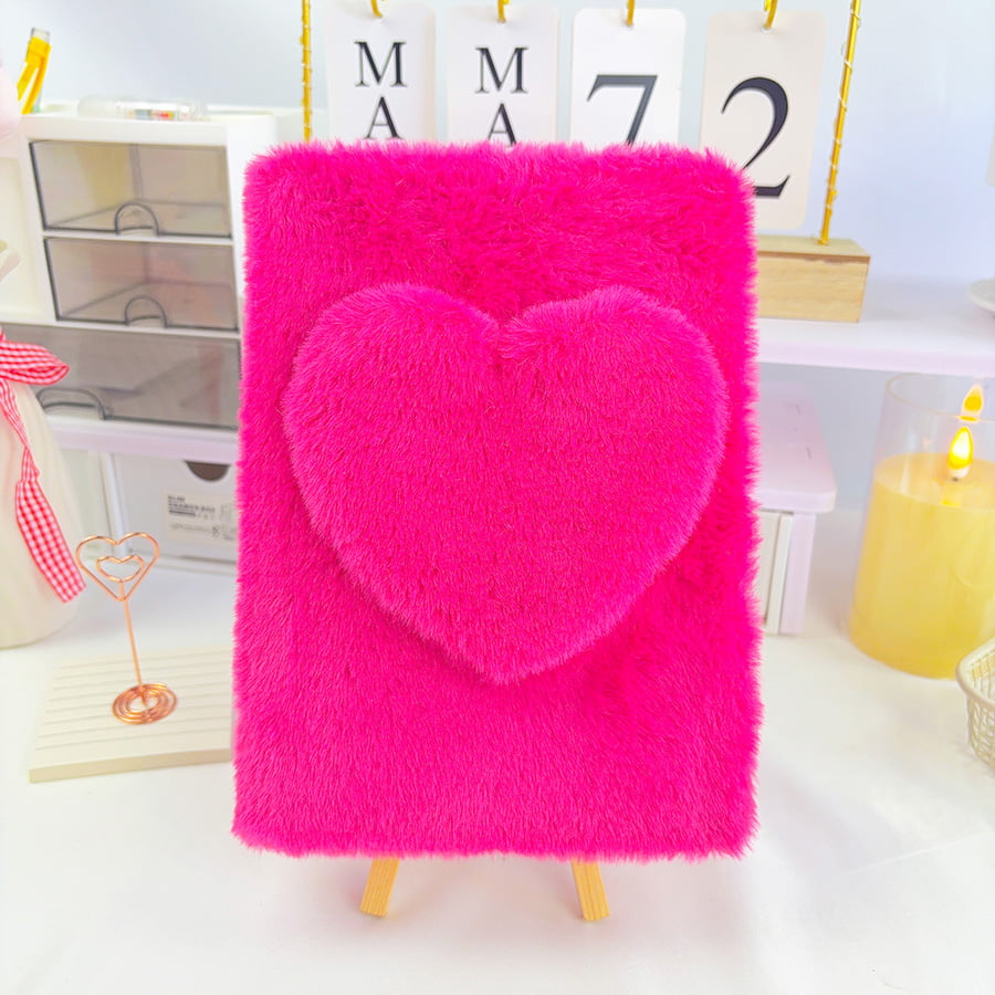 A5 क्यूट लव्ह डायरी प्लश नोटबुक