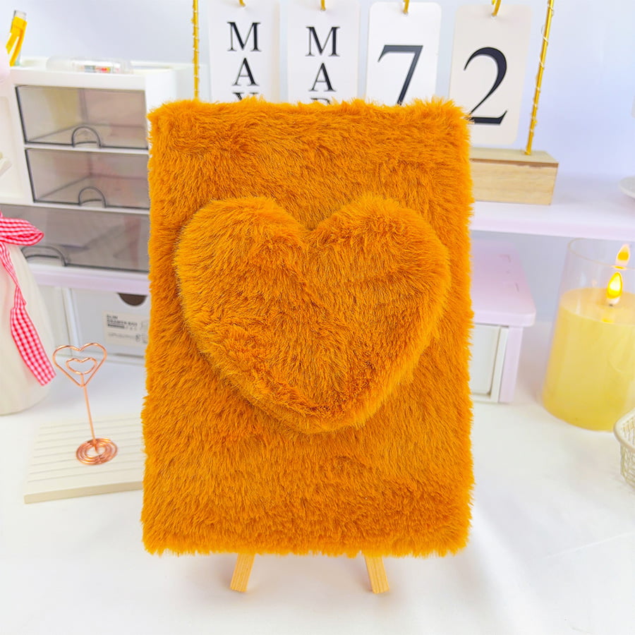 A5 क्यूट लव्ह डायरी प्लश नोटबुक